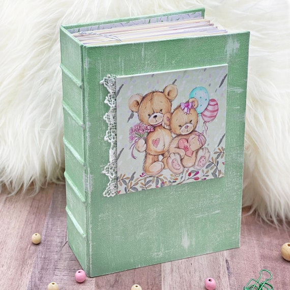 Baby Junk Journal Handmade Journal. Baby Memories Book. Baby Etsy