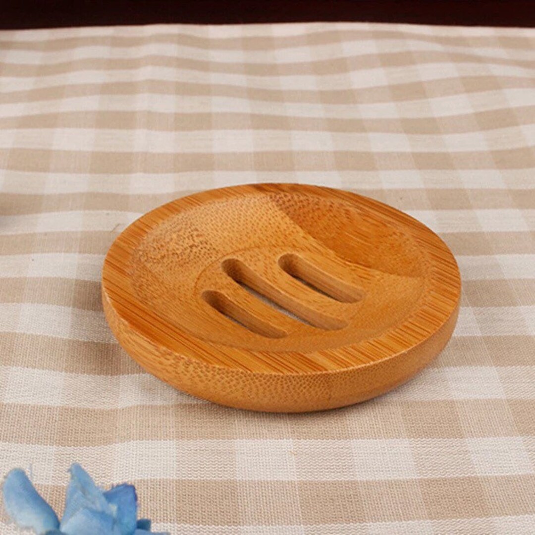 Bamboo Shower Steamer Holder Soap Tray Etsy