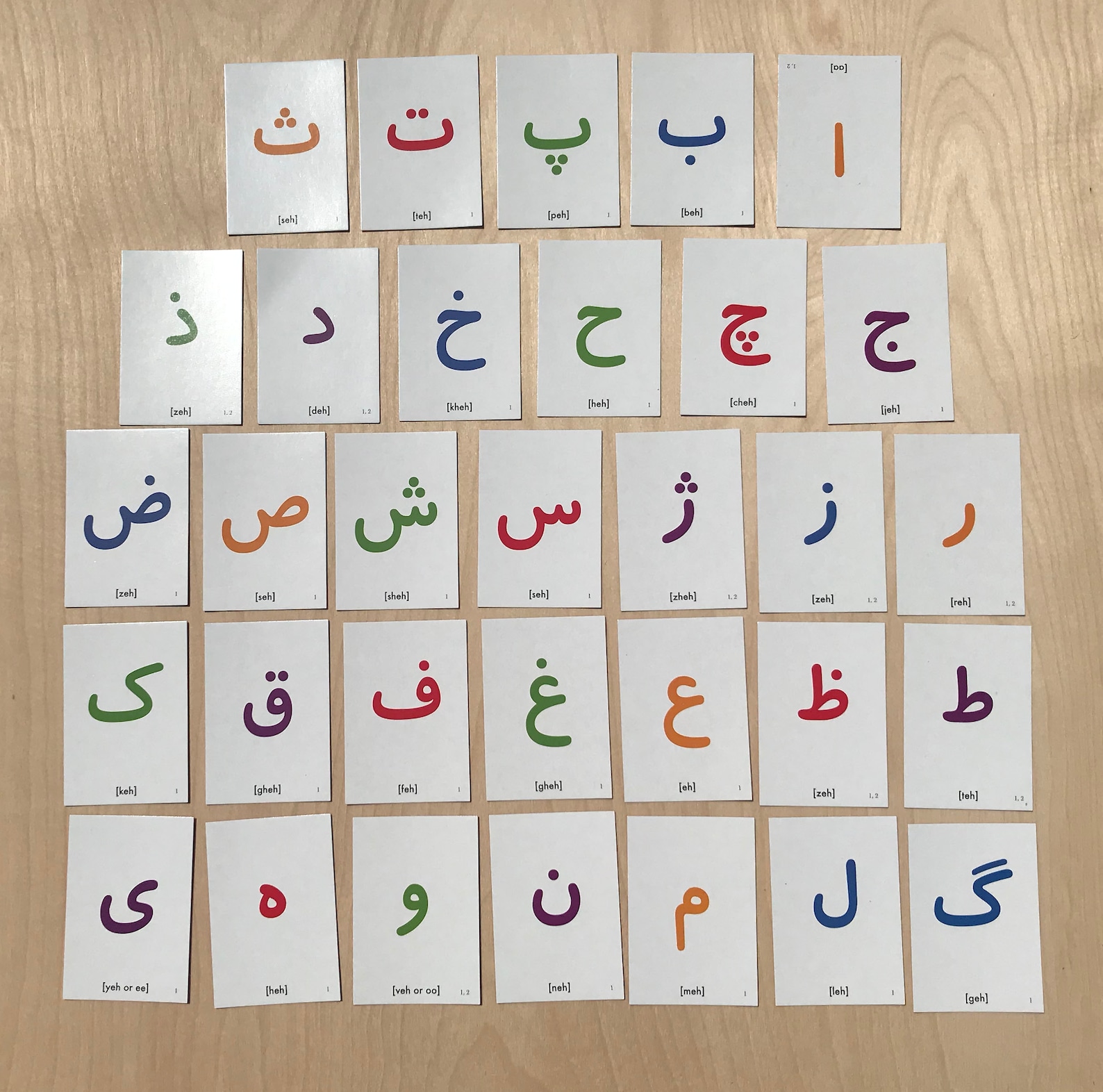 Persian / Farsi Word of the Day Vocabulary Flash Cards Etsy Australia