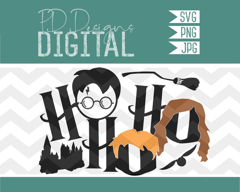Download SVG Harry Potter Ho Ho Ho Christmas SVG Hogwarts Granger ...