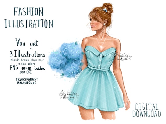 Girl fashion dress image sale