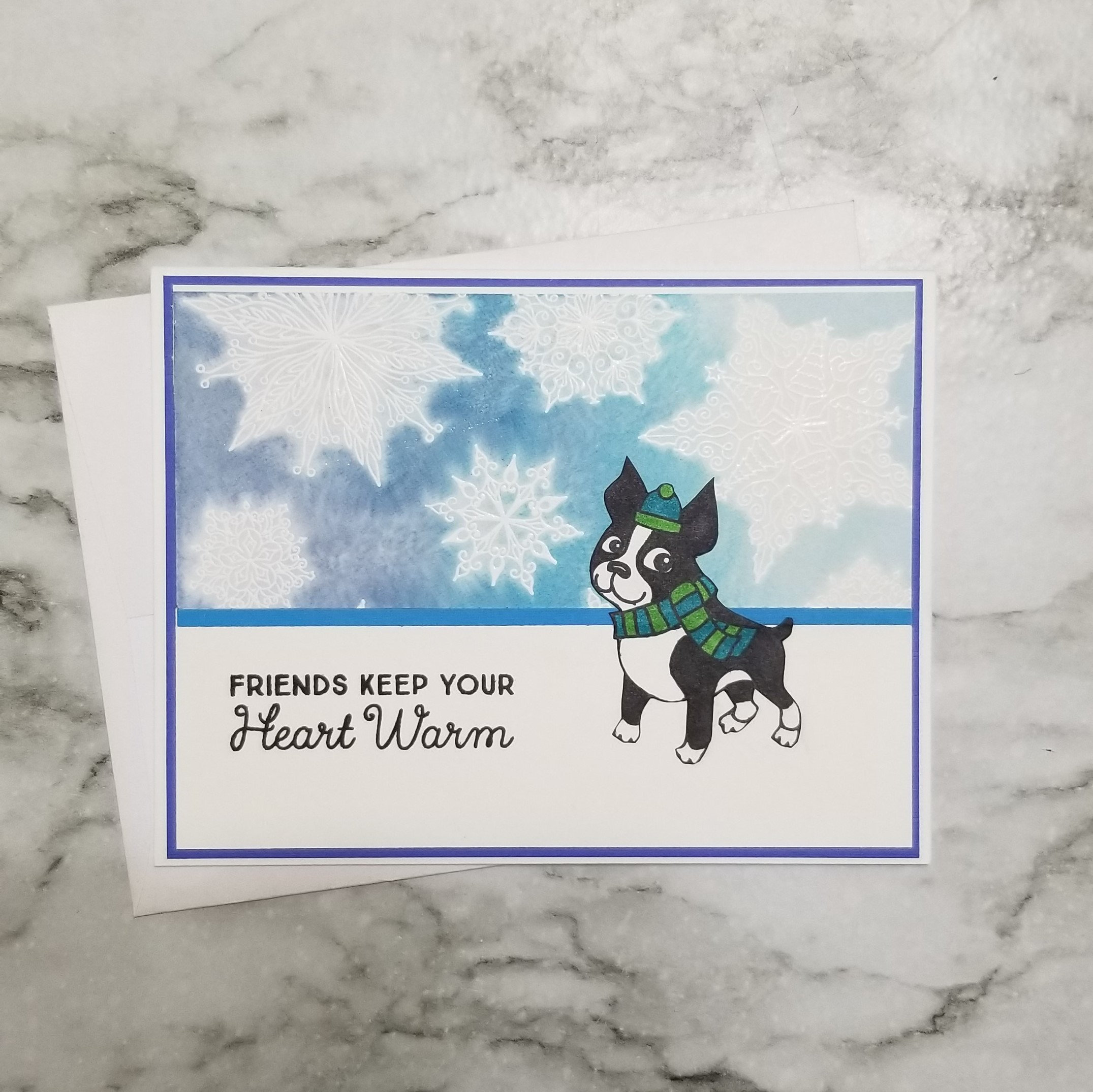 Friends Keep Your Heart Warm Greeting Card