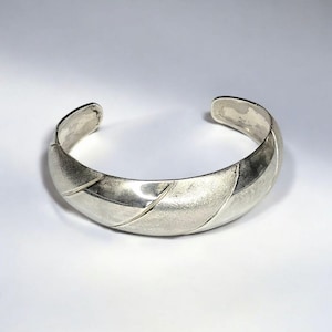 Vintage Mexico Sterling Silver Cuff Bracelet
