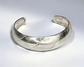 アクセサリー Vintage Mexican Silver Cuff Bangle 925 Vintage Mexico TD-34 Taxco 925 Sterling Silver Cuff Bracelet