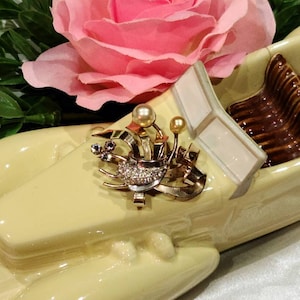 1940&#39;s 1/20 12K Gold Filled CRO Brooch