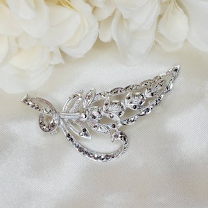 1930's Art Deco Made In Germany Sterling Silver Marcasite Brooch