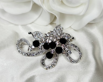 Broche Rétro Coccinelle Avec Cristaux – Style Vintage, Couleur Or, état Très Bon