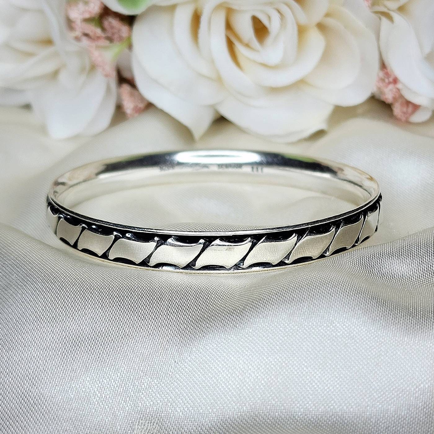 アクセサリー Denmark silver 925 bracelet A&K 80g Denmark silver 925 bracelet A&K 80g