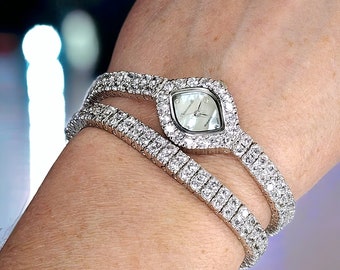 Croton Diamonelle Quartz Watch and Bracelet Duo