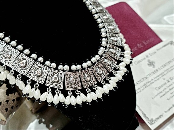 Jackie Kennedy JBK Camrose & Kross Statement Necklace - Etsy