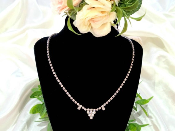 Mid-century Rhinestone Necklace