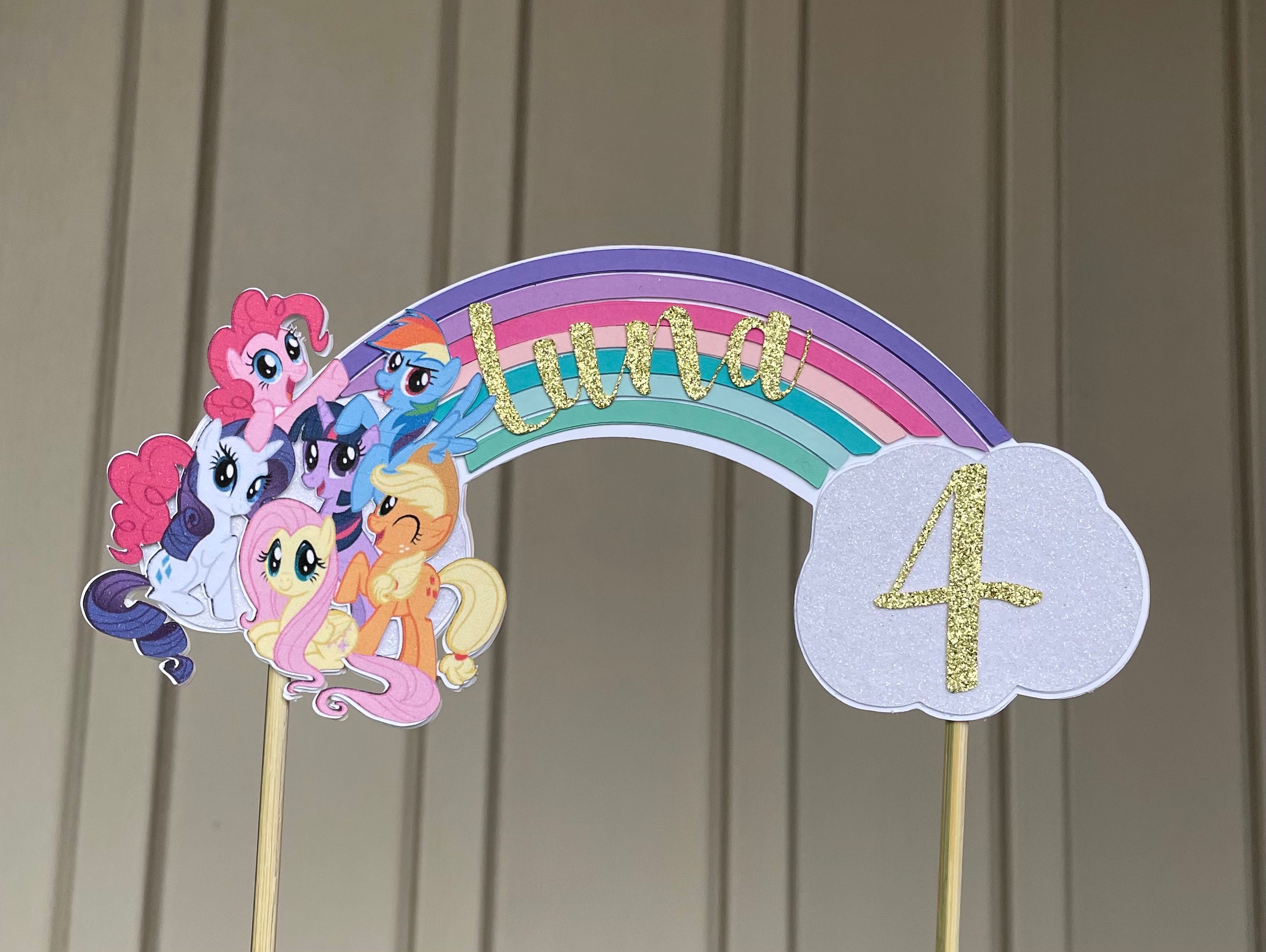 My Little Pony Cake Topper My Little Pony Cake Topper My | Etsy