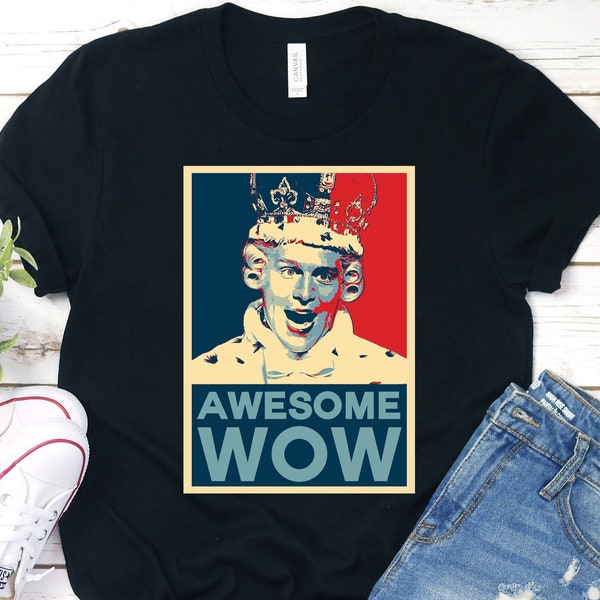 Hope Poster Awesome Wow King George III Hamilton Funny Gift For Alexander Hamilton Fans Unisex, Women and Kids T-shirt