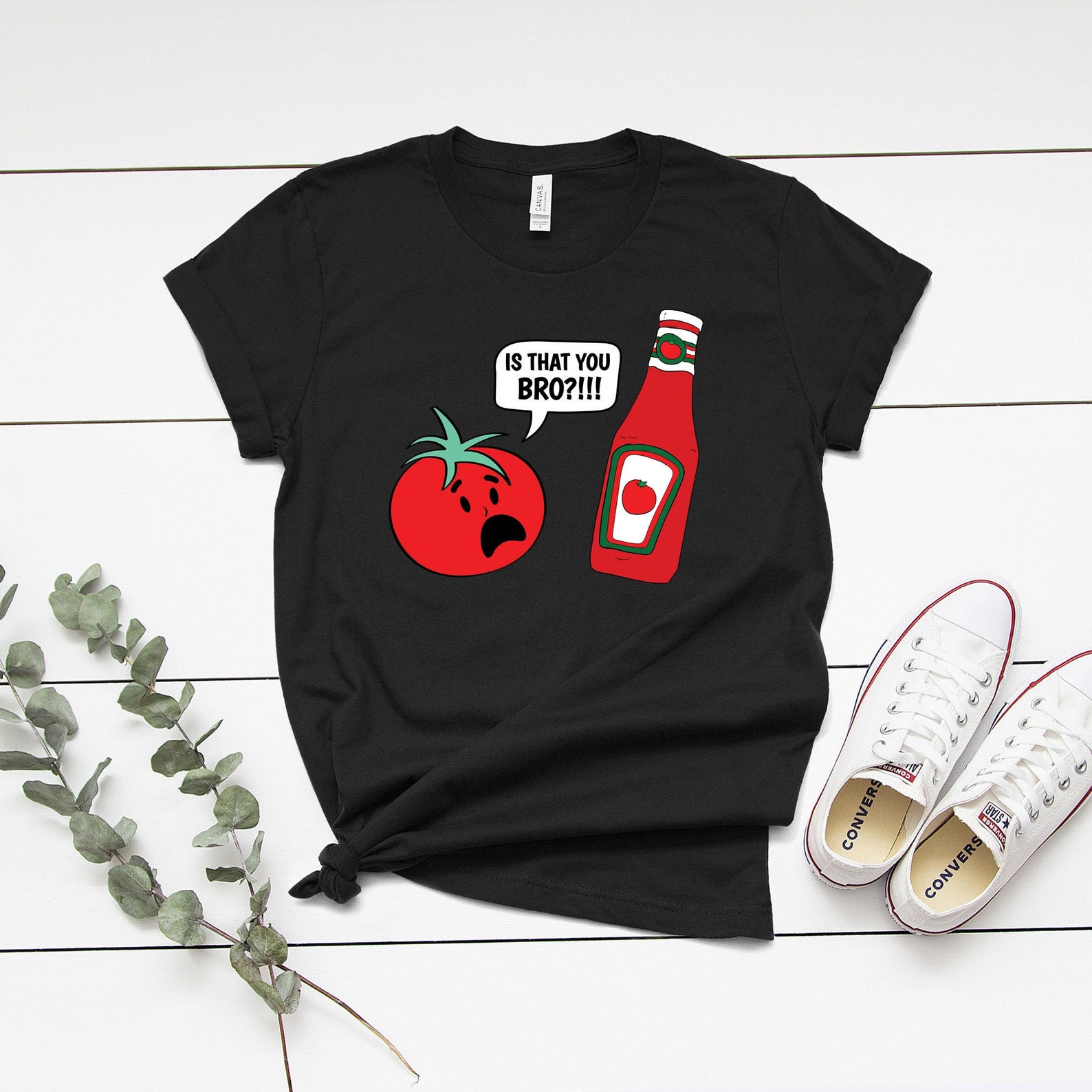 Funny is That You Bro Ketchup and Tomato Joke Men Women and Etsy
