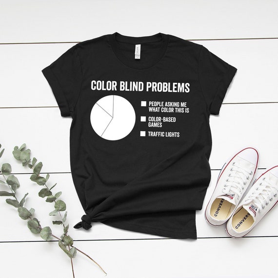Mens Color Blind Problems Pie Chart T-Shirt Mens Color Blind Problems Pie Chart T-Shirt