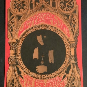 1967 Jefferson Airplane Original Concert Postcard, BG63,  by Bonnie MacLean