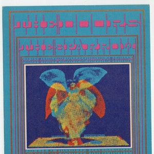 1967 The Doors Original Concert Postcard Avalon Ballroom, FD61 by Victor Moscoso