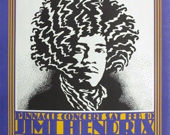 【数量限定】旧モデル在庫処分セールを開催します！ 1968 Jimi Shrine Pinnacle Poster Concert Original Hendrix 絵画