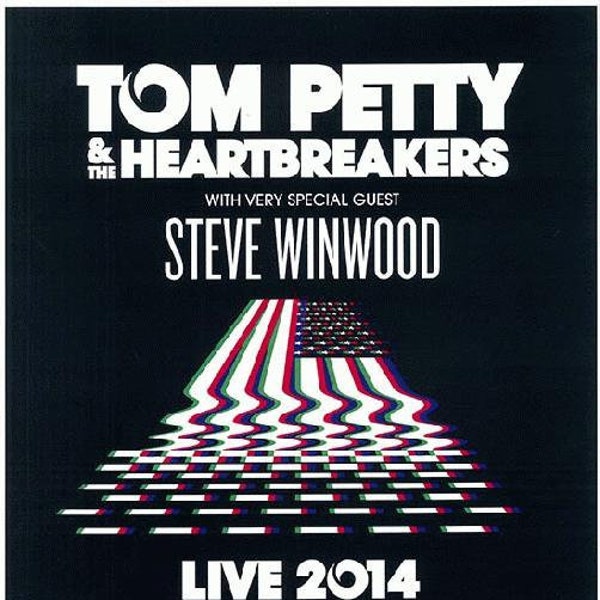 2014 Tom Petty & The Heartbreaker with Steve Winwood Red Rocks Original Concert Promo Poster(not available to the public)