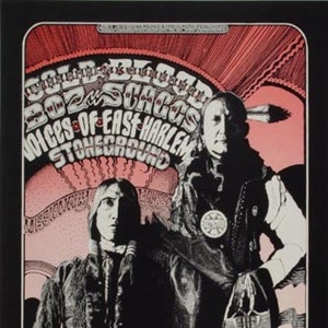 1970 Cold Blood Boz Scaggs  Elvin Bishop BG264 Fillmore Original Concert Postcard by Norman Orr