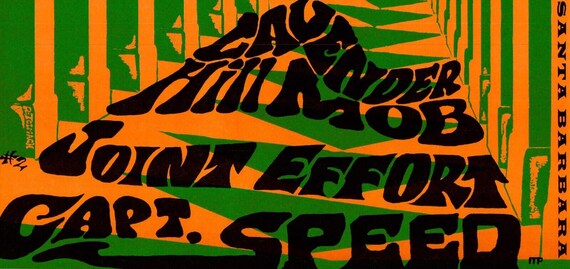 1967 the Doors Original Concert Poster at Earl Warren Showgrounds