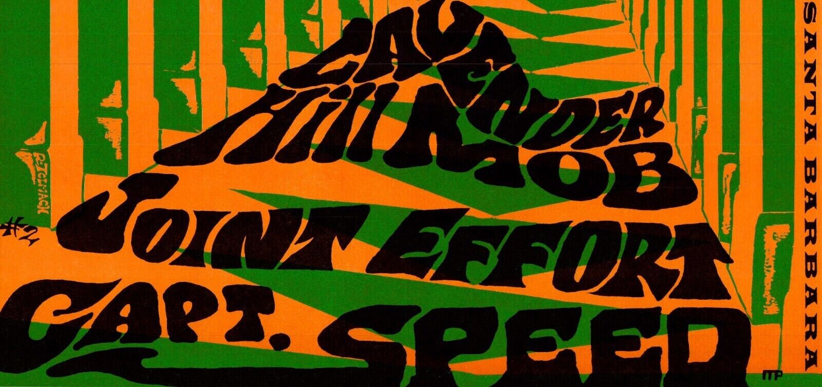 1967 the Doors Original Concert Poster at Earl Warren Showgrounds