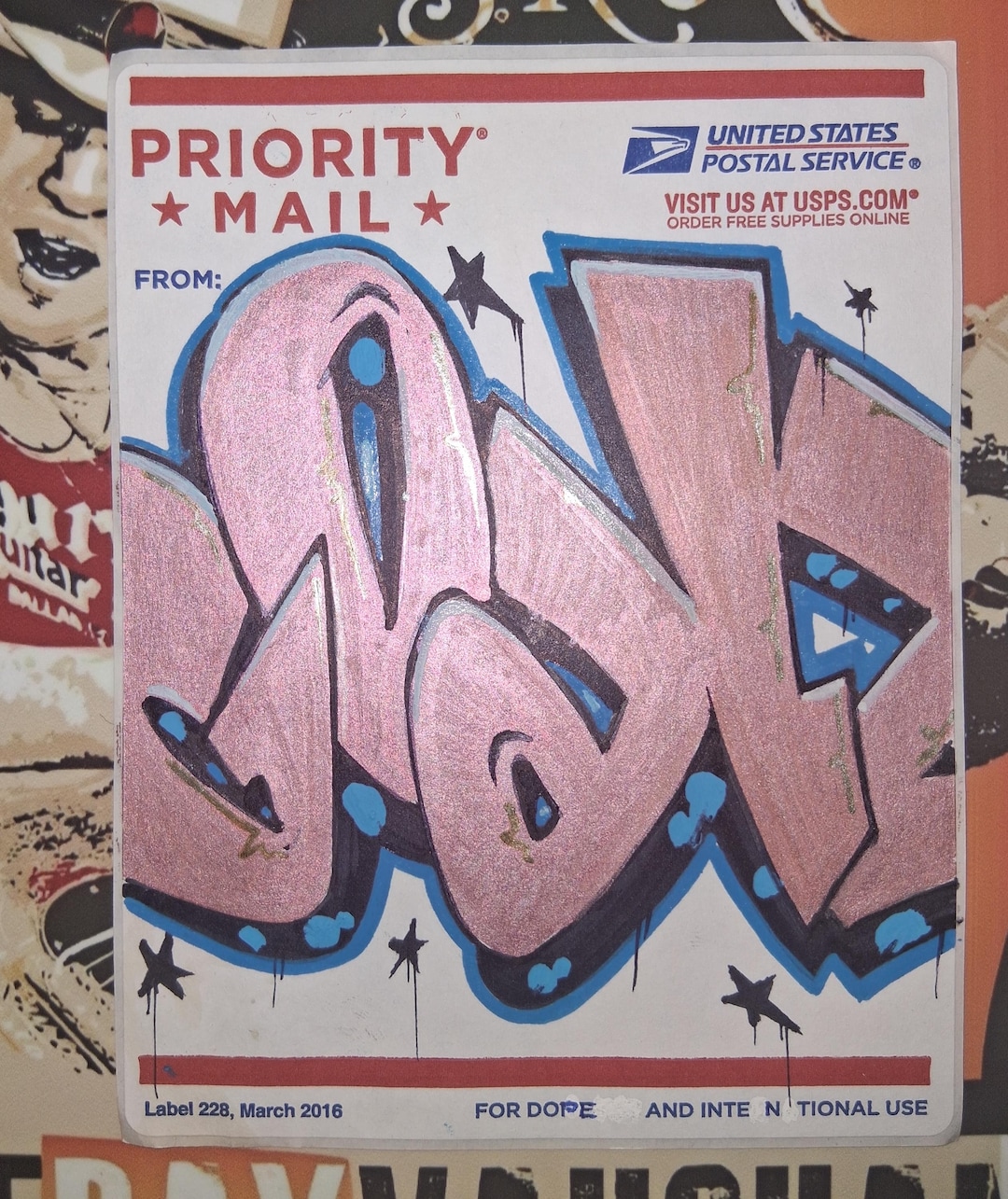 Original Graffiti Street Art, Krylon GOALZ, 1/1 > by Cleveland