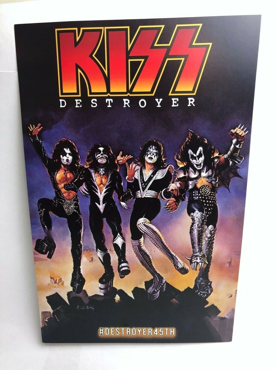 KISS Destroyer 45th Anniversary Promo Poster, Ken Kelly Art - Etsy