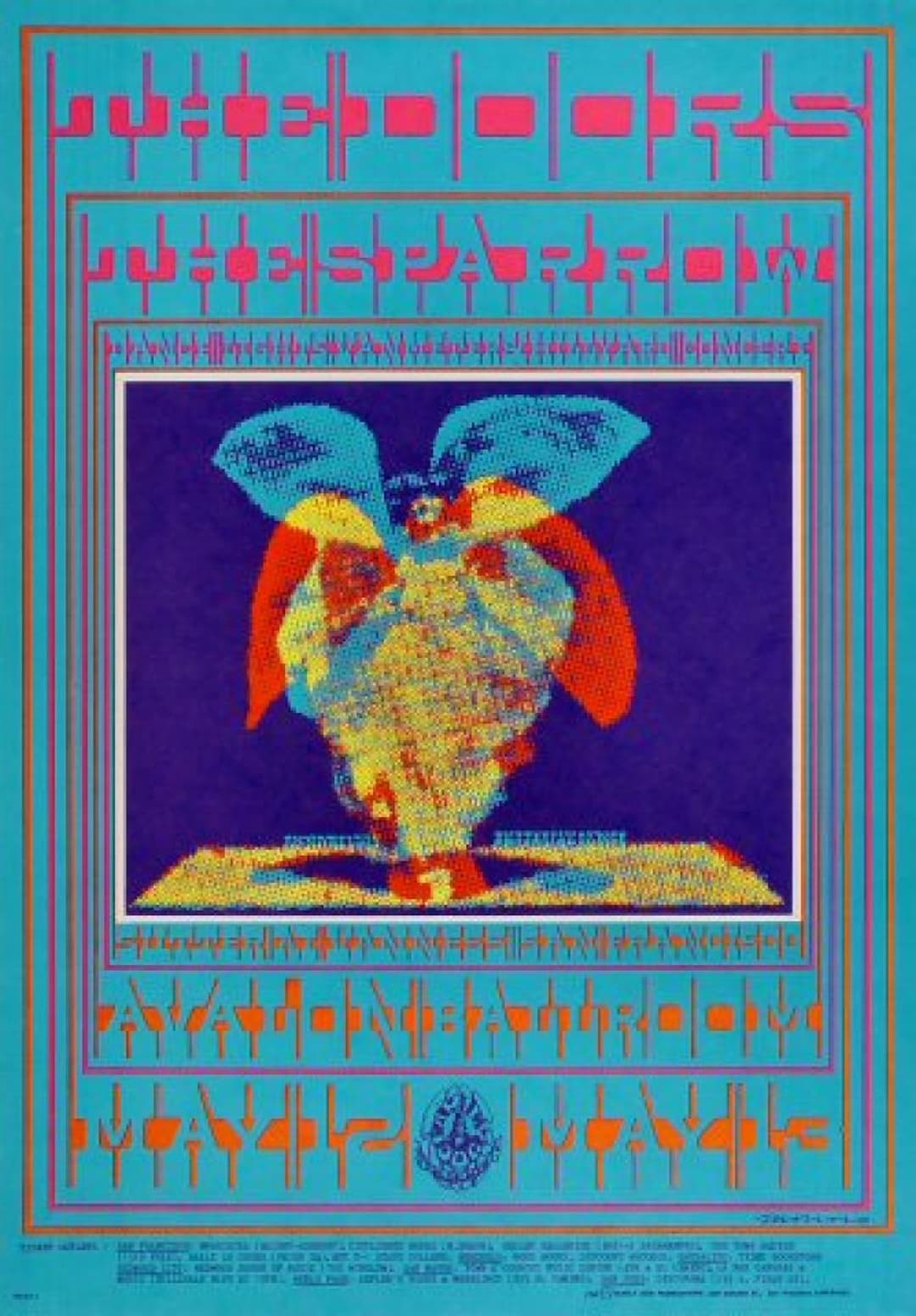 The Doors, Sparrow Concert Poster 1967, Avalon Ballroom 2nd Print