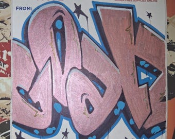 Original Graffiti Street Art, Krylon GOALZ, 1/1 > by Cleveland
