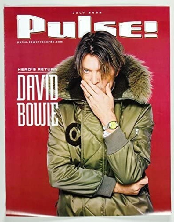 David Bowie Pulse Magazine Promo Poster, Tower Records 2002 - Etsy