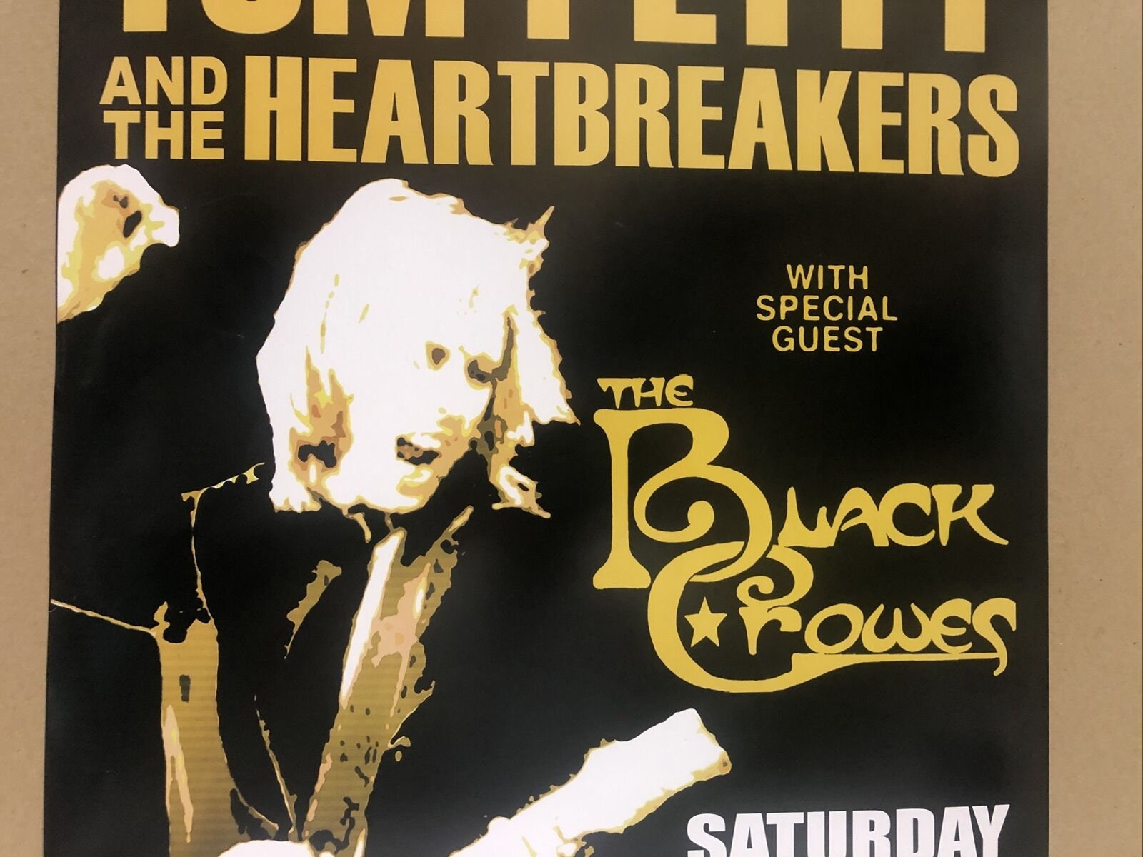 Tom Petty & the Black Crowes 2005 Concert Poster, UMB Amphitheater