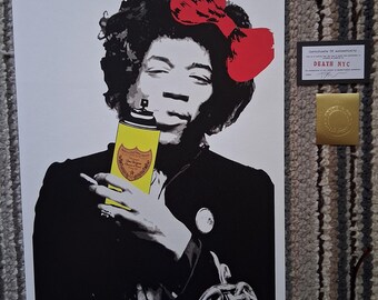 Death NYC Original Hendrix Limited Edition Art Print > Signed