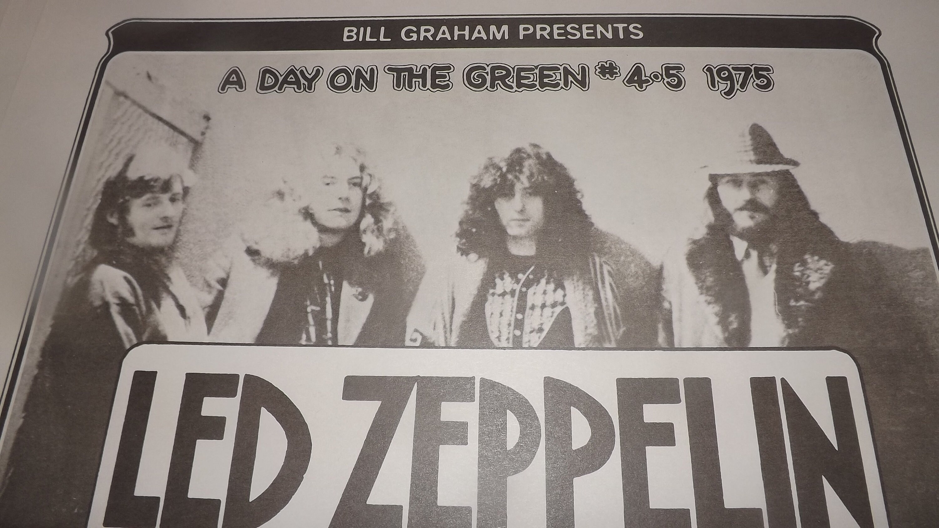 egoisme Onset Ekstrem fattigdom 1975 Led Zeppelin Joe Walsh Original Concert Poster Bill - Etsy