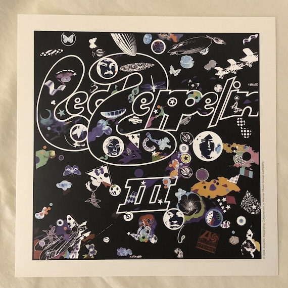 Led Zeppelin III Promo Poster, 8