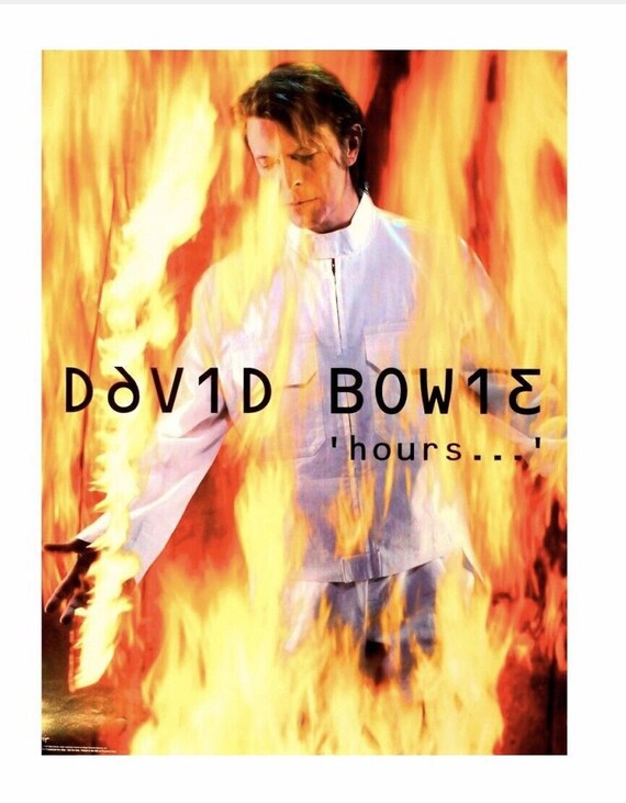 David Bowie HOURS 1999 Original Promo Poster(not Available to the