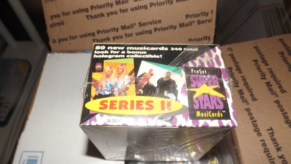 1991 Proset Superstars Musicards Factory Sealed Trading Cards