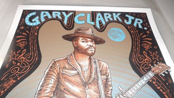 Gary Clark Jr. Hollywood Bowl 2019 Concert Poster, Signed