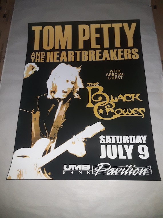 Tom Petty & the Black Crowes 2005 Concert Poster, UMB Amphitheater