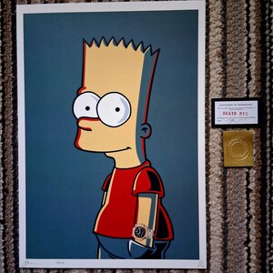 THC WORLD／Death Nyc ザ・シンプソンズ　アートポスター　② Death Nyc the Simpsons - Etsy