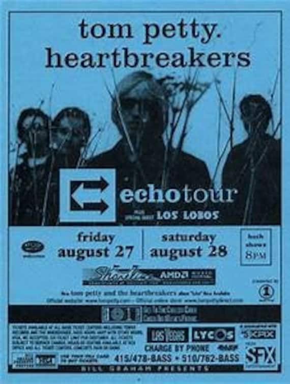 Tom Petty & the Heartbreakers Los Lobos 1999 Echo Tour Original