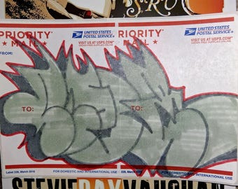 Hand-drawn Graffiti Sticker on USPS Label, Bronx Street Art - Etsy