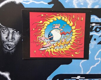 Grateful Dead 1981 Original Europe Concert DESERT SKULL Postcard