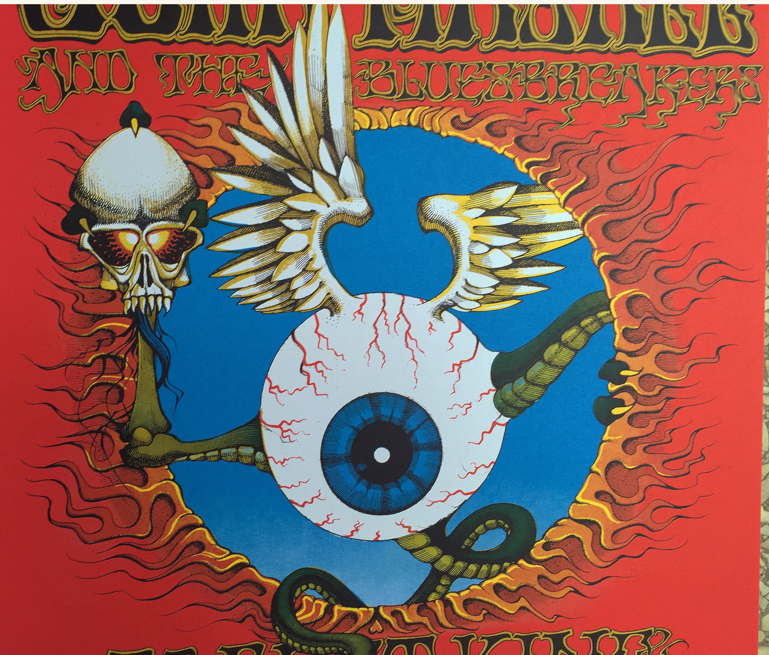 1968 Jimi Hendrix Experience Flying Eyeball Bill Graham - Etsy