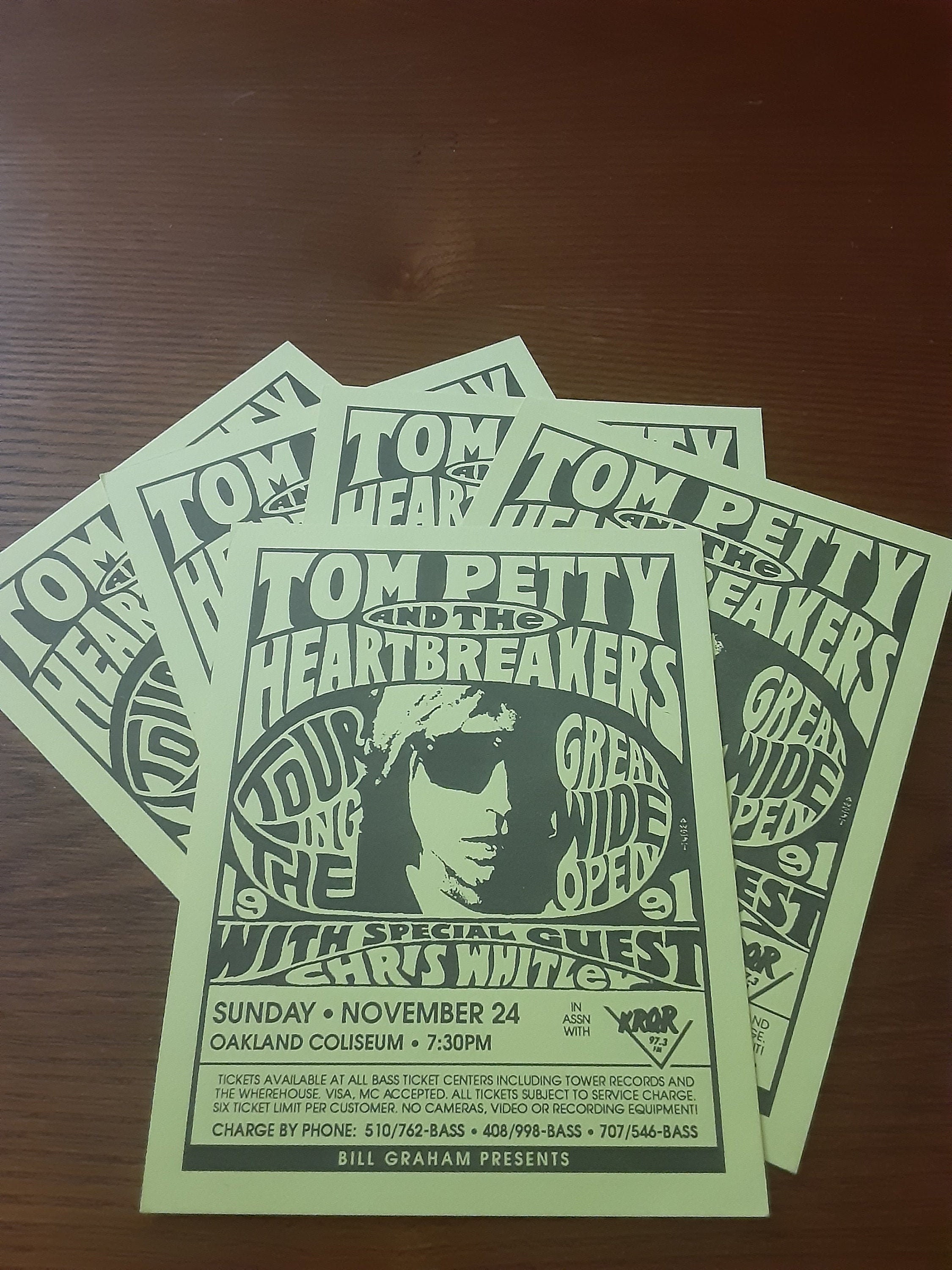Tom Petty & the Heartbreakers Chris Whitley RARE 1991 Original
