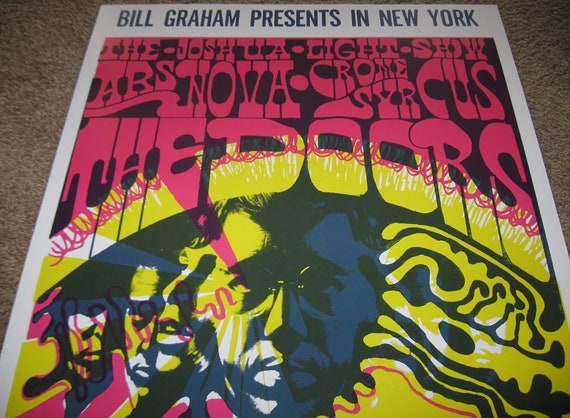 The Doors Ars Nova Crome Syrcus 1968 Fillmore East Original