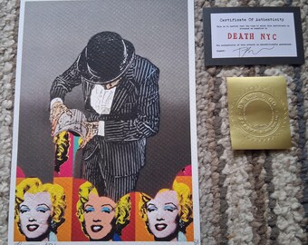 DEATH NYC - Sneakers - Signed, Certificate, Numbered - Limited