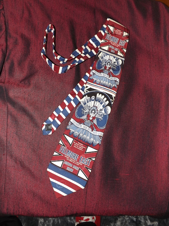 Bill Graham Fillmore Poster Tie. The WHO  "The WH… - image 1