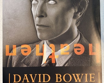 2002 David Bowie HEATHEN Original Promo Poster