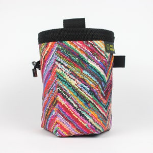 ANIKE Chalk Bag with soft fleece lining, Rock Climbing Chalk Bag, Vegan Chalk Bag, Kreide Beutel, Sac de Craie